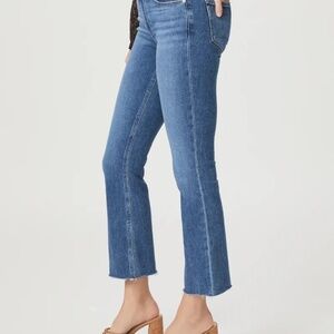 Paige Jeans Colette Cropped Flare Size 29, Blue